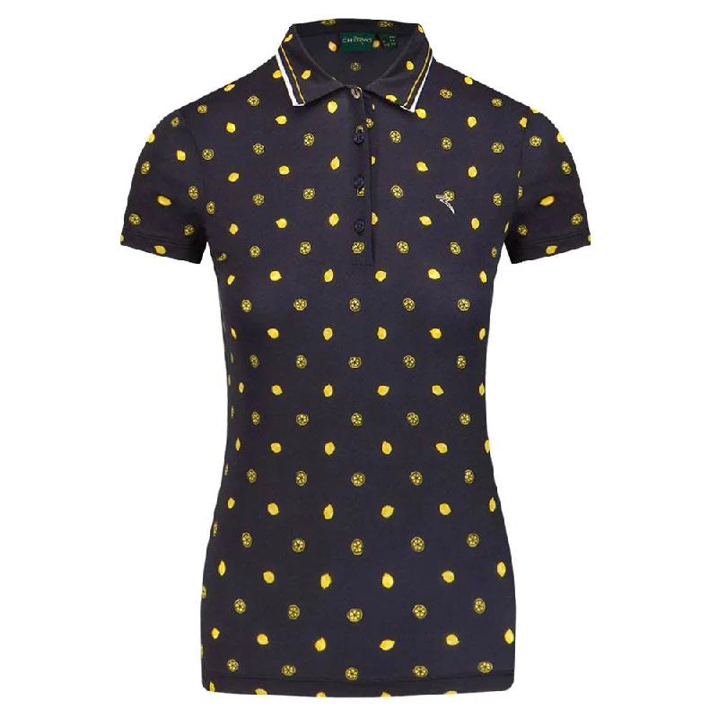 Soft Clothing Chervo Atanasia Golf Polo Limoni Navy - SS22 Women
